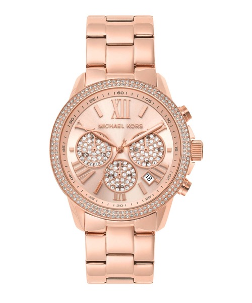 MICHAEL KORS(マイケルコース)の「マイケル・コース 腕時計 レディース アナログ ステンレス MK7200(アナログ腕時計・レディース・ピンクゴールド・FREE)」の1枚目の写真
