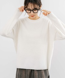 【ANNA LUNA】 コートの中でも映えるラメニットプルオーバー