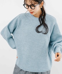 【ANNA LUNA】 コートの中でも映えるラメニットプルオーバー