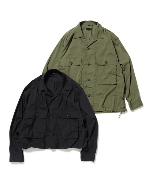 BEAMS（ビームス）の「チェンジブル M42 ジャケット（ブルゾン・メンズ・ブラック/オリーブ・S/M/L/XL）」の2枚目の写真