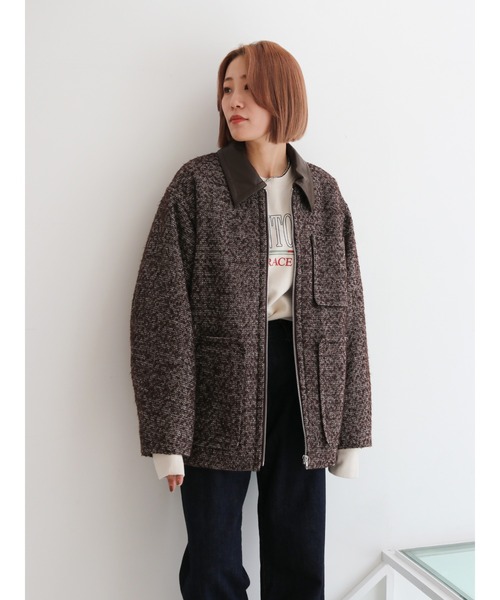 Ungrid（アングリッド）の「ロゴプリントルーズスウェット（スウェット・レディース・ピンク/ブラウン/オフホワイト・FREE）」の17枚目の写真