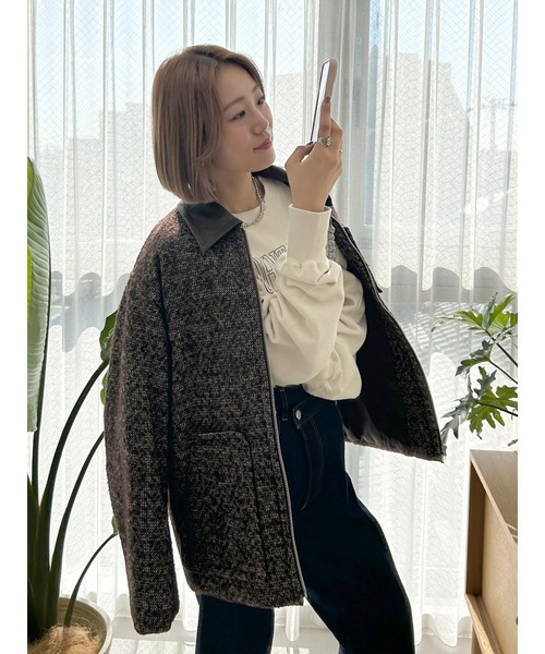 Ungrid（アングリッド）の「ロゴプリントルーズスウェット（スウェット・レディース・ピンク/ブラウン/オフホワイト・FREE）」の20枚目の写真