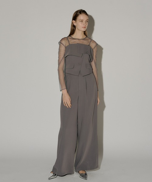リルアー　LERURE パンツドレス　セットアップ LE'RURE リルアー マルチウェイセットアップパンツドレス