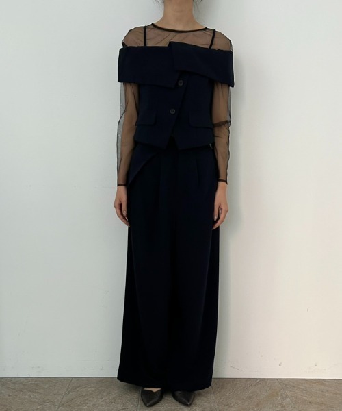 LE'RURE Multiway set up pants オケージョンドレス LE'RURE パンツ