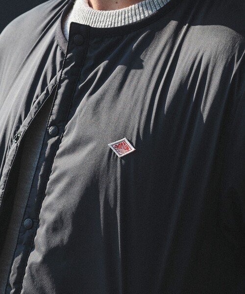 DANTON（ダントン）の「DANTON / INSULATION COLLARLESS JACKET（ブルゾン・メンズ・オフホワイト/ブラック/グレー・SMALL/MEDIUM/LARGE/X-LARGE）」の9枚目の写真