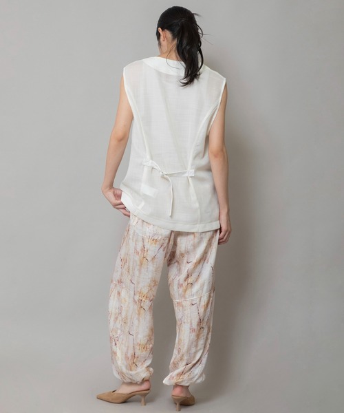 Munich（ミューニック）の「【吸水性】【速乾性】【防シワ性】リネンライクジレ（ベスト・レディース・ベージュ/ブラック/オフホワイト・FREE）」の9枚目の写真