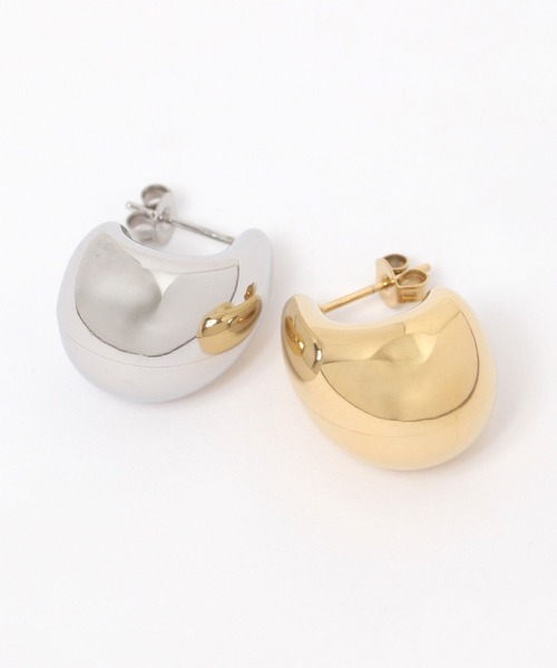 LEPSIM（レプシィム）の「ドロップステンレスピアス　292078（ピアス（両耳用）・レディース・シルバー/ゴールド・ONE SIZE）」の3枚目の写真