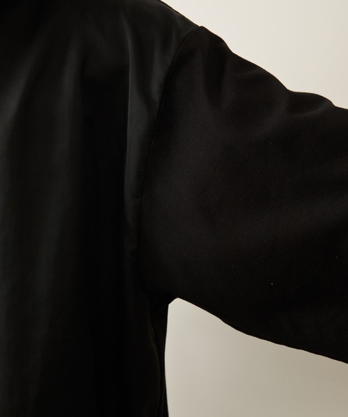 JUNRED（ジュンレッド）の「シアーレイヤードロングスリーブプルオーバー（Tシャツ/カットソー・メンズ・ホワイト/ブラック・S/M/L）」の7枚目の写真