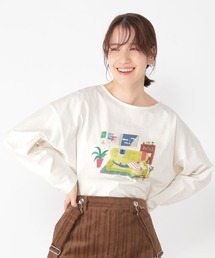 studio CLIP | 【Aki Ishibashiさんコラボ】オリジナルイラストロングスリーブTシャツ(Tシャツ/カットソー)