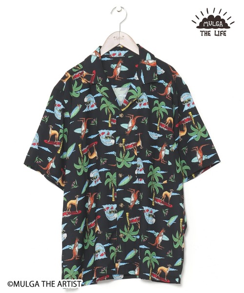 MULGA（モルガ）の「MULGA THE LIFE サーフアロハメンズシャツ（シャツ