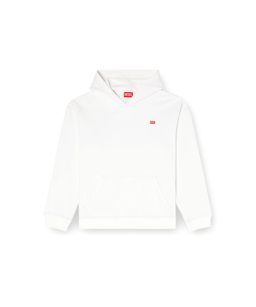 DIESEL（ディーゼル）の「メンズ プルオーバーパーカー S-BOXT-HOOD-R11（パーカー・メンズ・ホワイト/ブラック・LARGE/XXX-LARGE/X-SMALL/X-LARGE/XX-LARGE/MEDIUM/SMALL）」の12枚目の写真