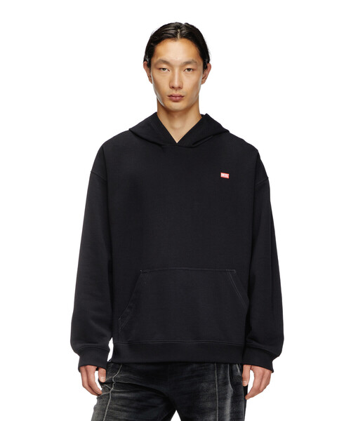 DIESEL（ディーゼル）の「メンズ プルオーバーパーカー S-BOXT-HOOD-R11（パーカー・メンズ・ホワイト/ブラック・LARGE/XXX-LARGE/X-SMALL/X-LARGE/XX-LARGE/MEDIUM/SMALL）」の8枚目の写真