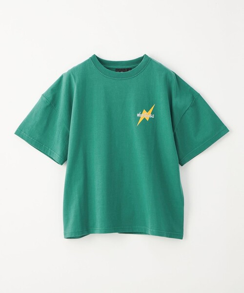 WILD THINGS（ワイルドシングス）の「【別注】＜WILD THINGS＞ショートスリーブ Tシャツ / キッズ 140cm-160cm（Tシャツ/カットソー・キッズ・ターコイズブルー/グレー/コバルトブルー・L(160cm)/M(140-150cm)）」の2枚目の写真