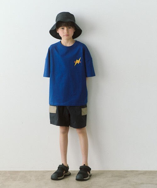 WILD THINGS（ワイルドシングス）の「【別注】＜WILD THINGS＞ショートスリーブ Tシャツ / キッズ 140cm-160cm（Tシャツ/カットソー・キッズ・ターコイズブルー/グレー/コバルトブルー・L(160cm)/M(140-150cm)）」の4枚目の写真