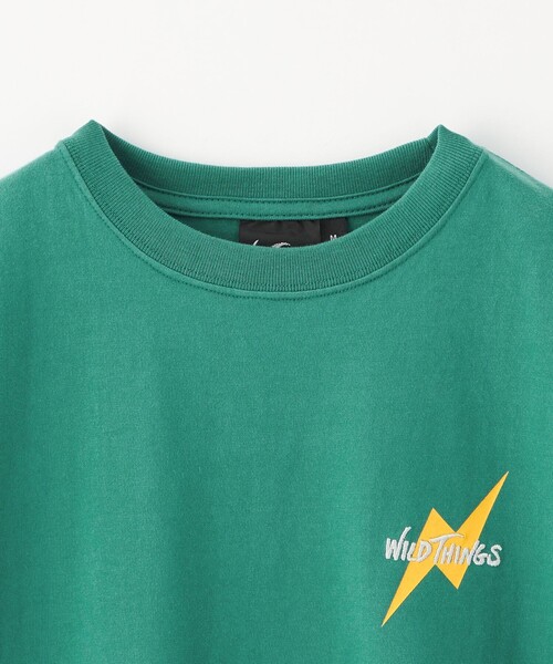 WILD THINGS（ワイルドシングス）の「【別注】＜WILD THINGS＞ショートスリーブ Tシャツ / キッズ 140cm-160cm（Tシャツ/カットソー・キッズ・ターコイズブルー/グレー/コバルトブルー・L(160cm)/M(140-150cm)）」の6枚目の写真
