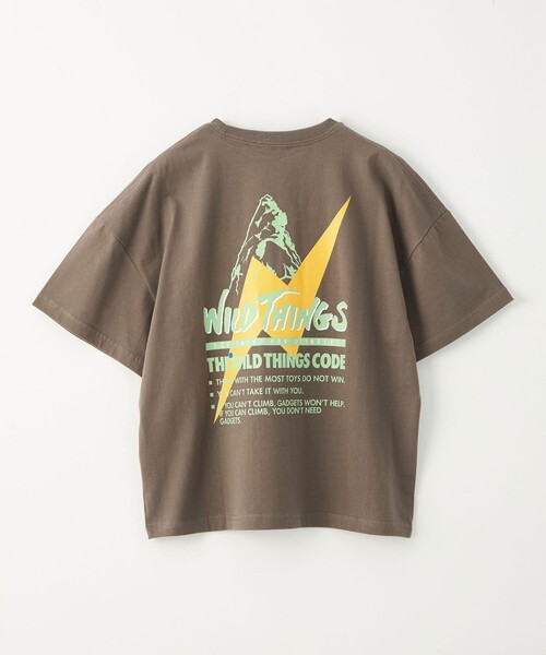 WILD THINGS（ワイルドシングス）の「【別注】＜WILD THINGS＞ショートスリーブ Tシャツ / キッズ 140cm-160cm（Tシャツ/カットソー・キッズ・ターコイズブルー/グレー/コバルトブルー・L(160cm)/M(140-150cm)）」の12枚目の写真
