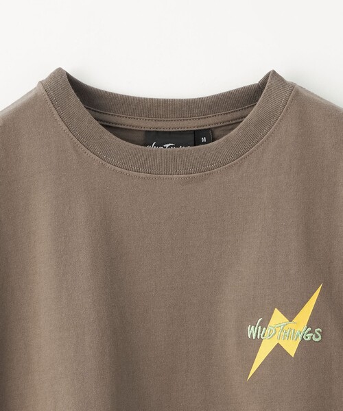 WILD THINGS（ワイルドシングス）の「【別注】＜WILD THINGS＞ショートスリーブ Tシャツ / キッズ 140cm-160cm（Tシャツ/カットソー・キッズ・ターコイズブルー/グレー/コバルトブルー・L(160cm)/M(140-150cm)）」の13枚目の写真