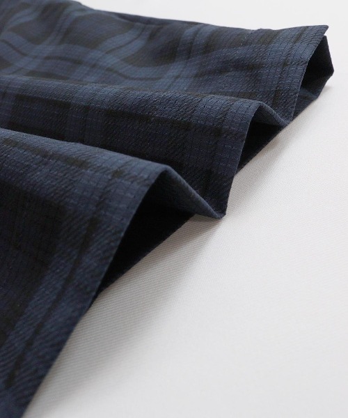 archivio（アルチビオ）の「<MENS>チェック柄撥水冷感ショートパンツ（その他パンツ・メンズ・ネイビー/グリーン/ブラック・M/L/LL）」の10枚目の写真