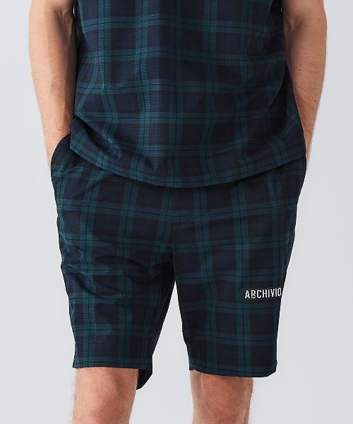 archivio（アルチビオ）の「<MENS>チェック柄撥水冷感ショートパンツ（その他パンツ・メンズ・ネイビー/グリーン/ブラック・M/L/LL）」の11枚目の写真