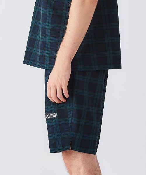 archivio（アルチビオ）の「<MENS>チェック柄撥水冷感ショートパンツ（その他パンツ・メンズ・ネイビー/グリーン/ブラック・M/L/LL）」の12枚目の写真