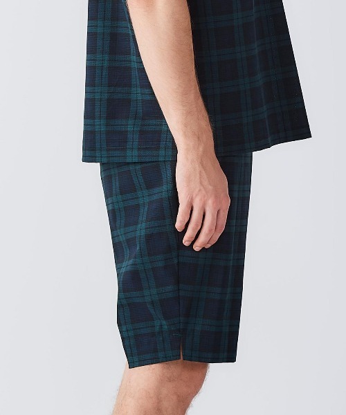 archivio（アルチビオ）の「<MENS>チェック柄撥水冷感ショートパンツ（その他パンツ・メンズ・ネイビー/グリーン/ブラック・M/L/LL）」の14枚目の写真