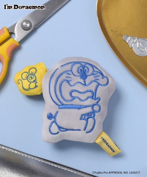 Flowering（フラワーリング）の「I’M DORAEMON/ぬいぐるみメジャー（その他雑貨・レディース・グレー・FREE）」の4枚目の写真