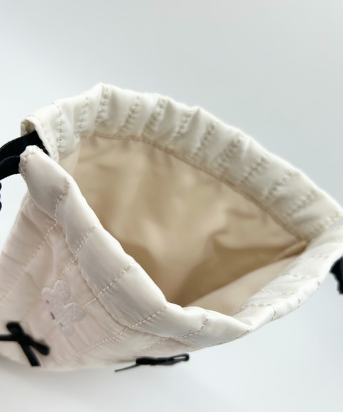 Miffy( ミッフィー)の「miffy/ミッフィー my favorite ribbon 巾着(ポーチ・レディース・ピンク/ベージュ/アイボリー・ONE SIZE)」の8枚目の写真