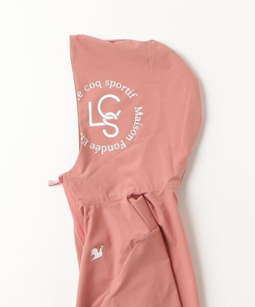 le coq sportif（ルコックスポルティフ）の「サンスクリーンクロスジャケット（ナイロンジャケット・レディース・ライム/ピンク/ネイビー/ホワイト・S/M/L/XL）」の7枚目の写真