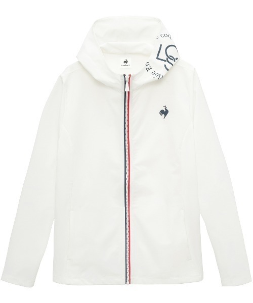 le coq sportif（ルコックスポルティフ）の「サンスクリーンクロスジャケット（ナイロンジャケット・レディース・ライム/ピンク/ネイビー/ホワイト・S/M/L/XL）」の10枚目の写真