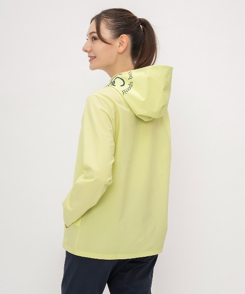 le coq sportif（ルコックスポルティフ）の「サンスクリーンクロスジャケット（ナイロンジャケット・レディース・ライム/ピンク/ネイビー/ホワイト・S/M/L/XL）」の12枚目の写真