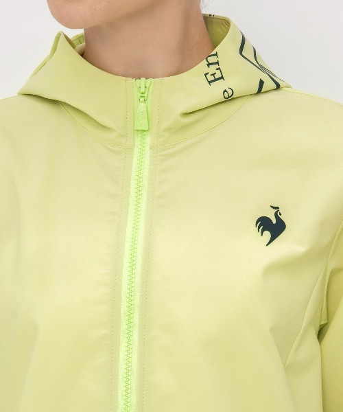 le coq sportif（ルコックスポルティフ）の「サンスクリーンクロスジャケット（ナイロンジャケット・レディース・ライム/ピンク/ネイビー/ホワイト・S/M/L/XL）」の14枚目の写真