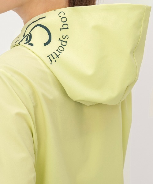 le coq sportif（ルコックスポルティフ）の「サンスクリーンクロスジャケット（ナイロンジャケット・レディース・ライム/ピンク/ネイビー/ホワイト・S/M/L/XL）」の17枚目の写真