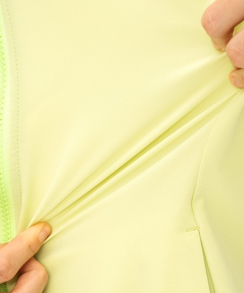 le coq sportif（ルコックスポルティフ）の「サンスクリーンクロスジャケット（ナイロンジャケット・レディース・ライム/ピンク/ネイビー/ホワイト・S/M/L/XL）」の18枚目の写真