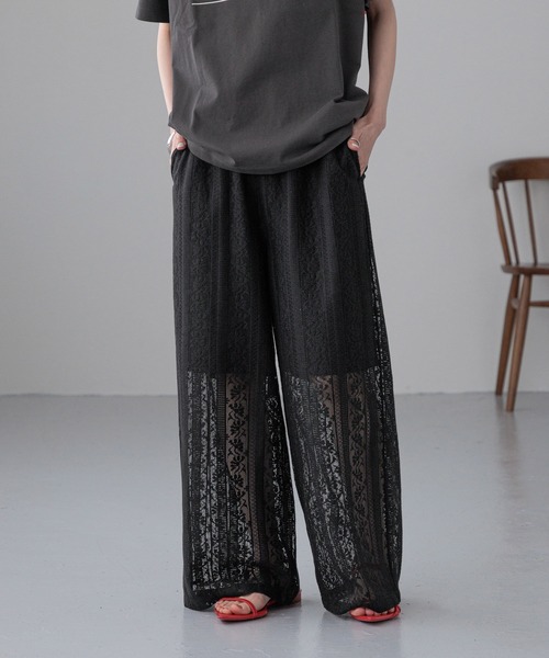 ex まとめ売り セール】レースイージーパンツ 320704（その他パンツ）｜LOWRYS