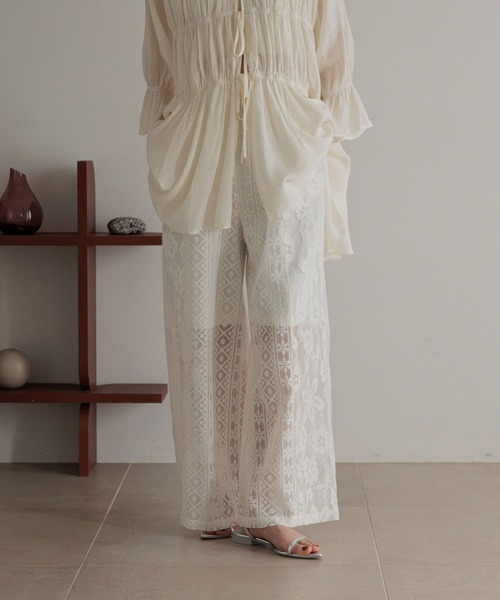 紫雨 セール】レースイージーパンツ 320704（その他パンツ）｜LOWRYS FARM