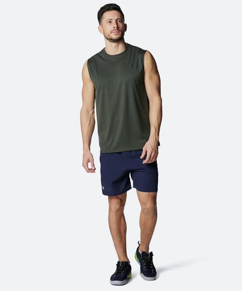 UNDER ARMOUR(アンダーアーマー)の「UAテック スリーブレス シャツ(トレーニング/メンズ)(タンクトップ・メンズ・カーキ・M/2XL/XL/S/L/3XL)」の3枚目の写真