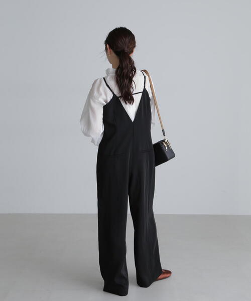 FREE'S MART（フリーズマート）の「◆キャミストラップサロペット（サロペット/オーバーオール・レディース・グレー/ブラック・SMALL/MEDIUM）」の8枚目の写真