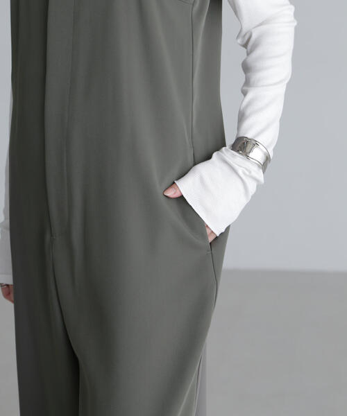 FREE'S MART（フリーズマート）の「◆キャミストラップサロペット（サロペット/オーバーオール・レディース・グレー/ブラック・SMALL/MEDIUM）」の19枚目の写真