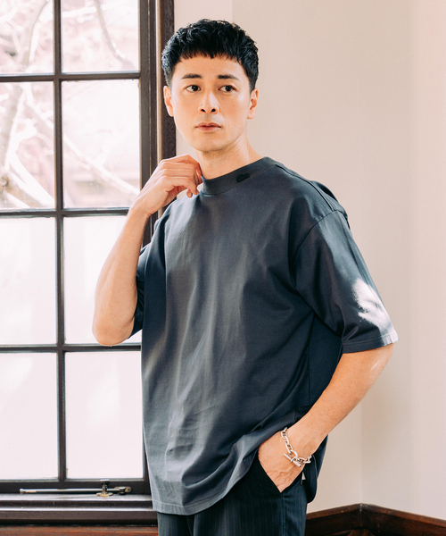 別注品。LACOSTE for EDIFICE モックネックTシャツ 楽天市場】LACOSTE (ラコステ) 別注 モックネック Tシャツ