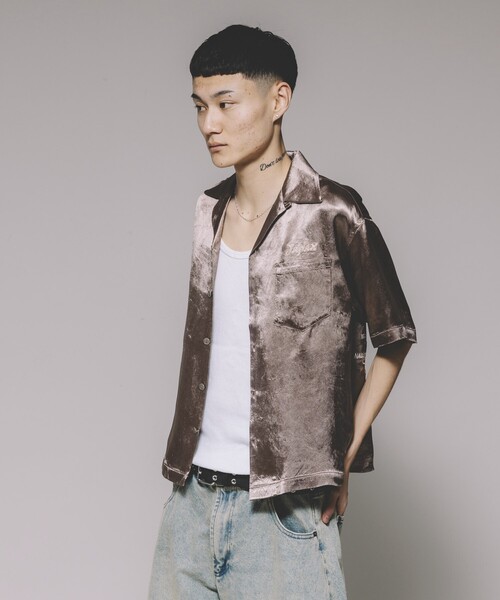 セール】Schott/ショット 別注 RAYON SUKA ASING S/S SHT