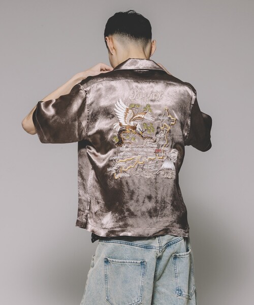 セール】Schott/ショット 別注 RAYON SUKA ASING S/S SHT