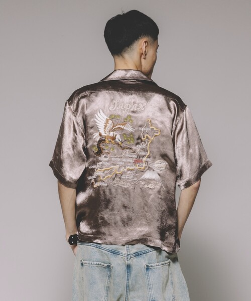 SCHOTT 別注 RAYON SUKA ASING L/S SHT SCHOTT/別注 RAYON SUKA ASING L/S SHT｜Daytona Park(FREAK'S