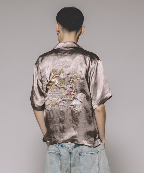 セール】Schott/ショット 別注 RAYON SUKA ASING S/S SHT