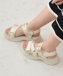 【Bridget Birkin】ベルクロカジュアル厚底スポサン(552120)
