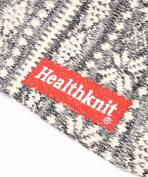 Healthknit(ヘルスニット)の「【Healthknit】ジャカード総柄クルーソックス(ソックス/靴下・メンズ・その他・FREE)」の4枚目の写真