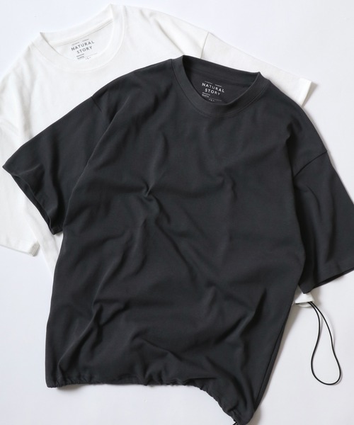 セール】High Function Crewneck Drawcord T-Shirt/速乾 UV