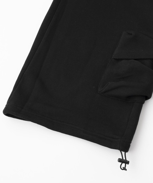 X-girl（エックスガール）の「FACE LABEL MULTI POCKET SWEAT PANTS（スウェットパンツ・レディース・ブラック/アッシュ・S/M）」の10枚目の写真