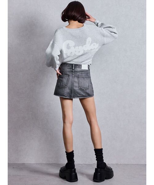 GYDA（ジェイダ）の「Vintageデニムスカートライクショートパンツ（デニムスカート・レディース・ブラック/インディゴブルー/ブルー・MEDIUM/SMALL/X-SMALL）」の10枚目の写真