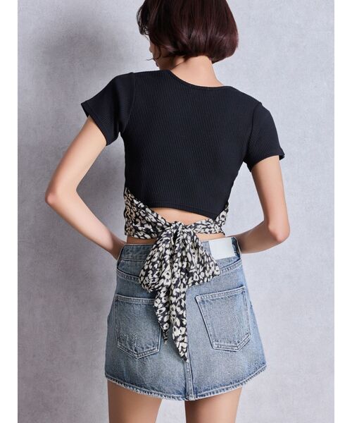 GYDA（ジェイダ）の「Vintageデニムスカートライクショートパンツ（デニムスカート・レディース・ブラック/インディゴブルー/ブルー・MEDIUM/SMALL/X-SMALL）」の7枚目の写真