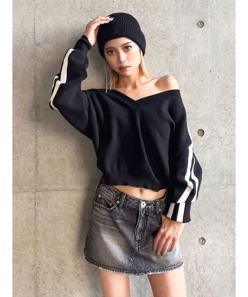 GYDA（ジェイダ）の「Vintageデニムスカートライクショートパンツ（デニムスカート・レディース・ブラック/インディゴブルー/ブルー・MEDIUM/SMALL/X-SMALL）」の13枚目の写真